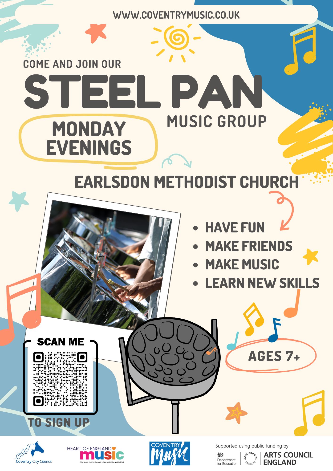 steel pan group flyer