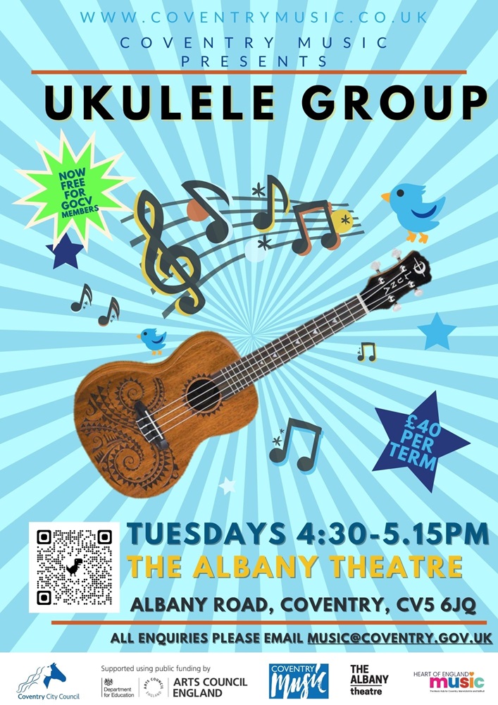 Ukulele group young 25 26 small